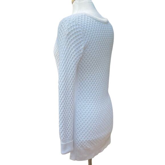 Athleta Sweaters | Athleta Thermal Wool Blend Honeycomb Sweater - Picture 4 of 13